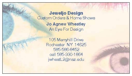my jewelry business card!