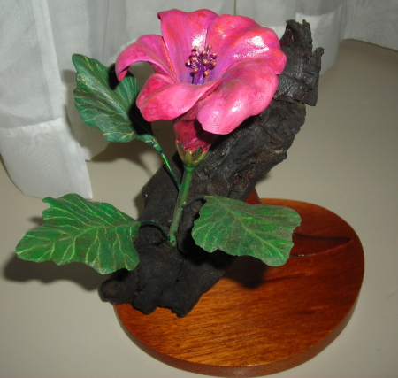 My carving - Hibiscus