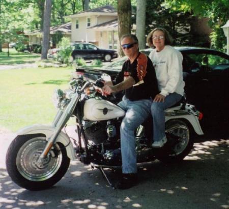 rick and sarah on ride a few years ago