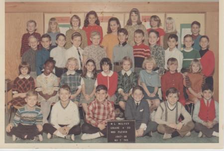 1967-1968 4th grade class