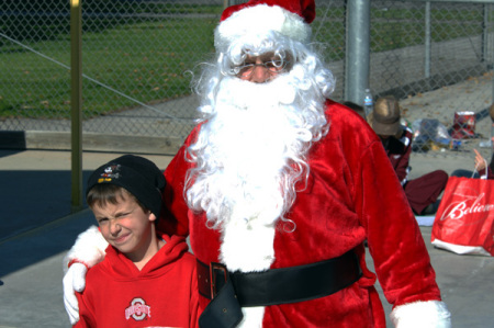 Cam and Santa