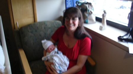 My wife Debbie & our 1 st  Grandson, Charles
