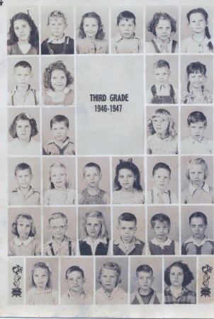 Comfort Grade School, 3rd Grade, 1946-1947