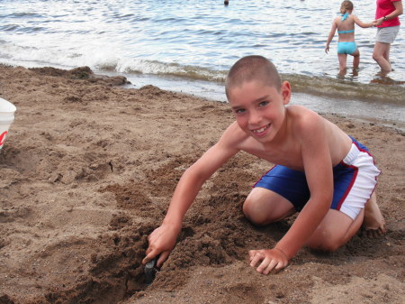 parker at the beach