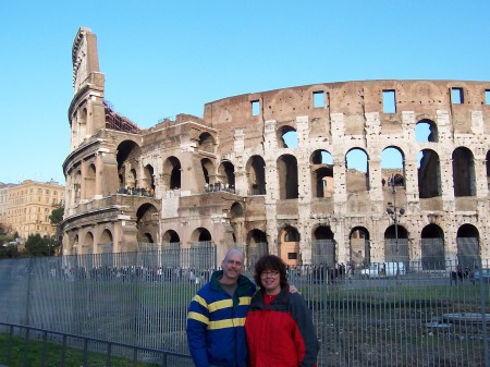 Paula and me in Rome.