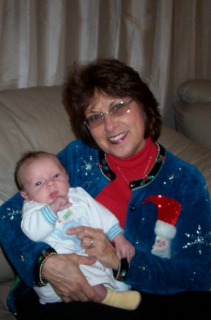 Meme and grandson Brandon Jr.