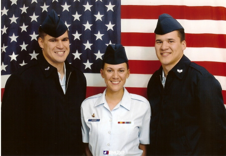 All three kids are in the Air Force now