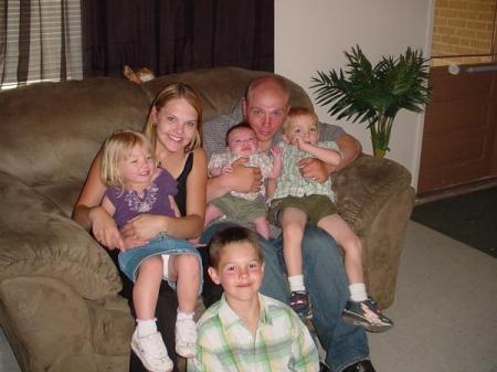 My daughter Audrey with Tom and their kids