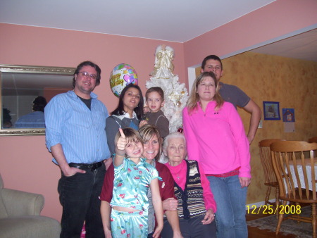 The grandchildren at Christmas-2008