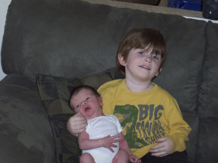 Nicholas and Jonathon, grandsons