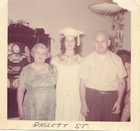 Graduation day with Mom and Dad