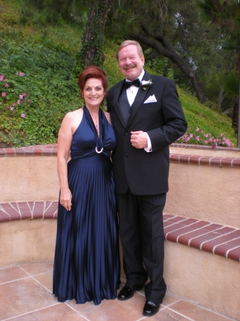 My wife and I at wedding for one of our sons