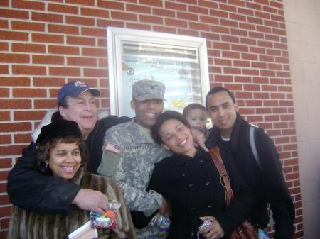 Me,Husband son,daughter,grandson,son fort dix