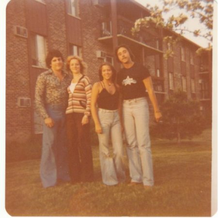 Louie & Kim, Wally and Yvonne 1977