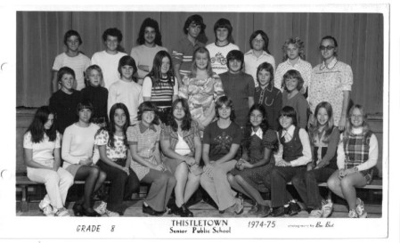 TMS - Mrs. Fishers Grade 8 Class 1973/74