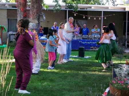 Hula Lesson for Hospital Residents and Staff