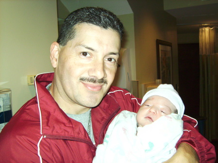 Grandpa and 2nd grand daughter Addison