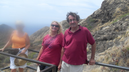Bill and I at the top of Diamond Head.