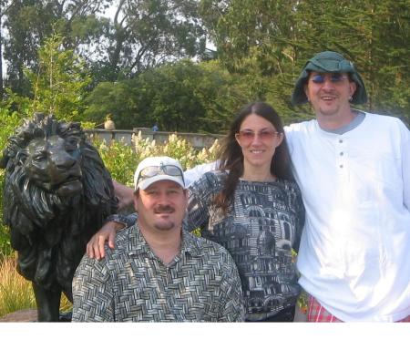 (lion), Me, Sister Zoe, Brother Mike