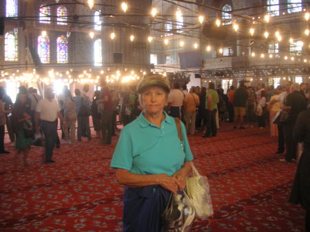 Me, dressed properly for Blue Mosque