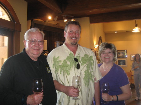 My son Dan, wife Trish and I. March 2008