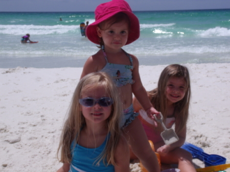 My granddaughters on the beach!
