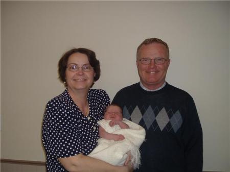 Rick and Marg and new grandson Baby Caleb