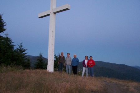 Gathered at the foot of the cross.