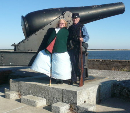 GALEN & JUANITA AT FORT CLINCH...FL.