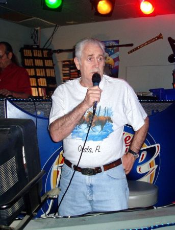 Rick singing Karaoke 2006