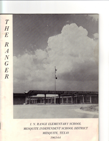 Inside cover of yearbook