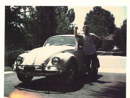 chris & his vw.