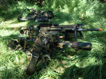 OUR MAIN AIRSOFT RIFLES.