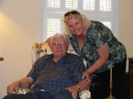 Bill Briggs & his daughter Julie , April 2009