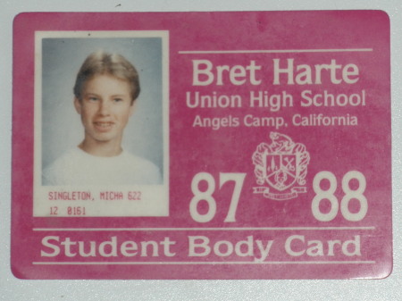 Student Body Card~~Senior Year