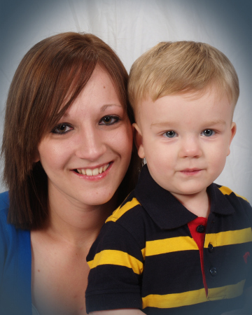 my daughter Nicole and grandson Zachariah