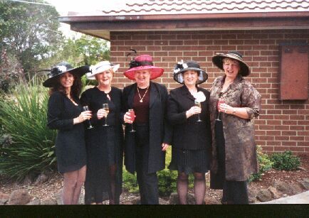 Me and "The girls" before the Melbourne Cup