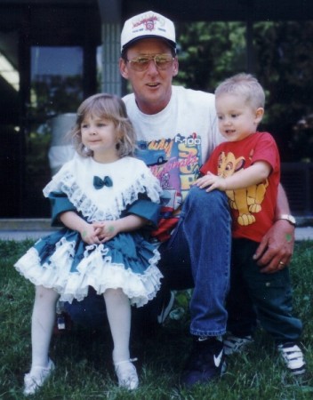 Grandpa along with Nadia and Richard Jr.