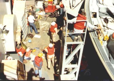 Ship's Swimmer - Man Over-board Drill (Hawaiia