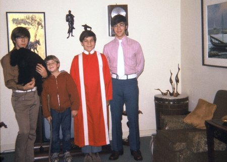 1971 Brothers Dan, Ken, Tim and Jeff