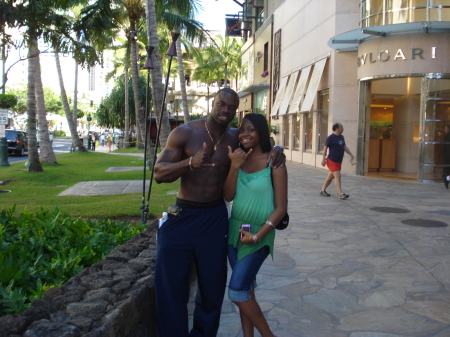 MY DAUGHTER AND I IN HAWAII