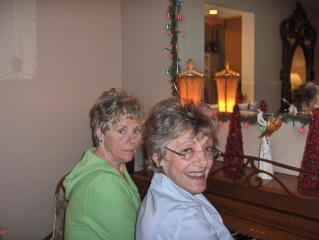 Ruth and  Joan at  Piano