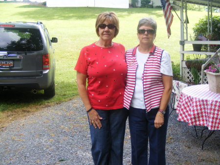 Sue and Linda July 4, 2009