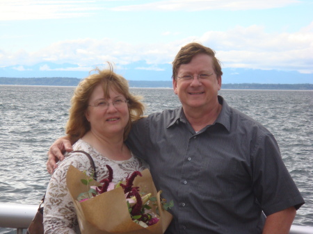 Rita and I in Washington State, 2008