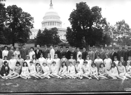 1968 8th grade trip to Washington, DC