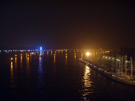 Docking back in Venice, Italy