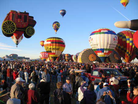 Albuquerque Balloon Festival..were hooked