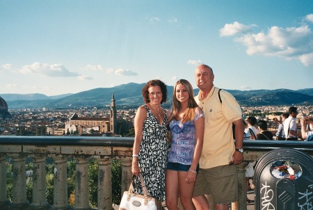 Bernie, Laura and Melilssa in Florence, Italy