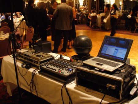 Wedding DJ Set-up - 2008