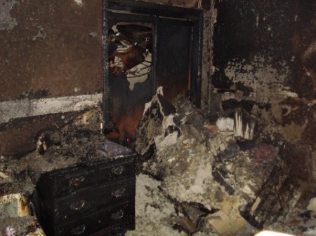 My Bedroom after 2006 Fire at Parents' House